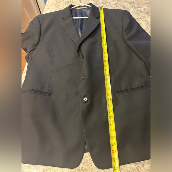 Men’s Joseph Abboud Suit Jacket Black 50R - Picture 12 of 12